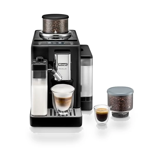 Automatic Espresso Machine with Grinder & Milk Frother — Coffee & Espresso Combos, De'Longhi