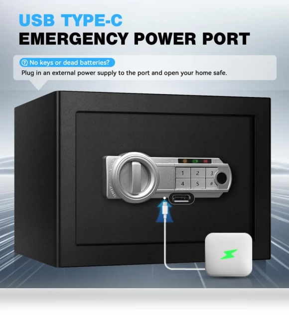 Biometric Fingerprint Safe — Cabinet Safes, VaultHex