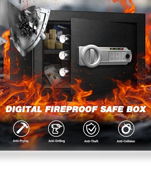 Biometric Fingerprint Safe — Cabinet Safes, VaultHex