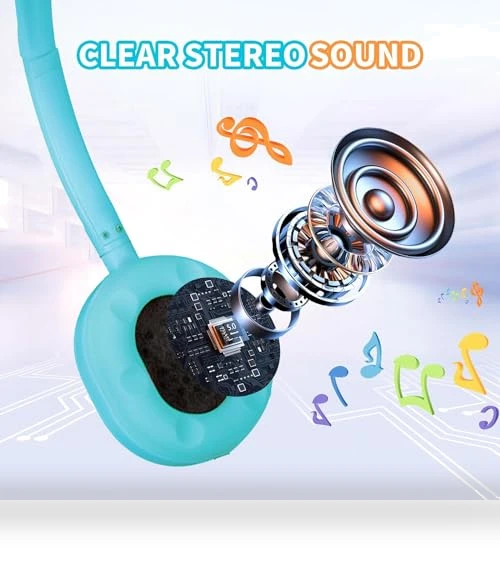 Bulk Headphones Multi Color for Classroom School — In-Ear Headphones, ZHENWAY