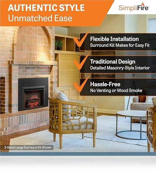 Electric Fireplace Insert — Electric Heating Solutions, SIMPLIFIRE