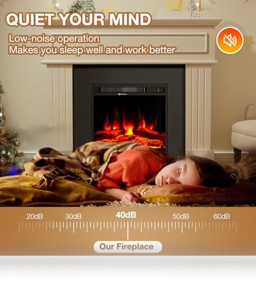 Electric Fireplace with Mantel — Electric Heating Solutions, oneinmil