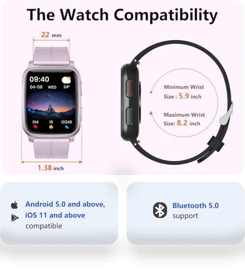 Fitness Tracker Smart Watch — Fitness & Activity Monitors, FITVII