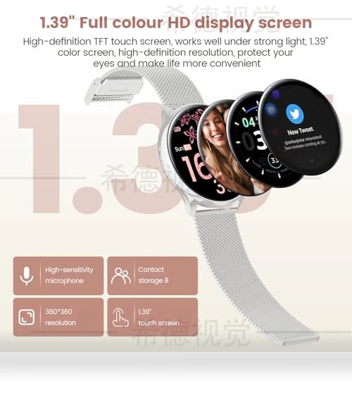 Fitness Watch with HR/BP/SpO2 Monitor — Smartwatches, RifePhi