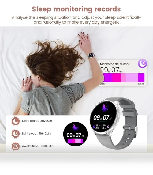 Fitness Watch with HR/BP/SpO2 Monitor — Smartwatches, RifePhi