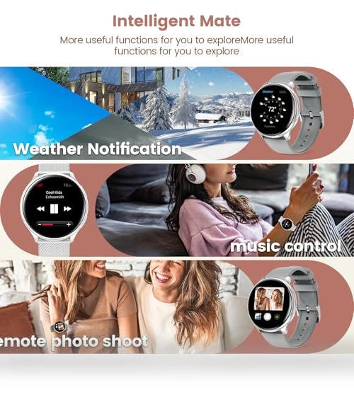 Fitness Watch with HR/BP/SpO2 Monitor — Smartwatches, RifePhi