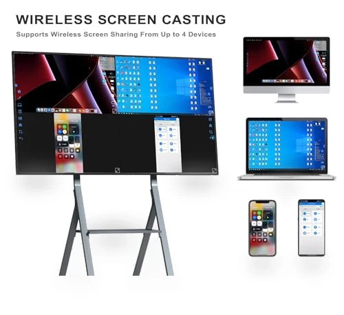 FLIP HUB 55" S2 Rotating Smart Board — Electronic Whiteboards, TIBURN