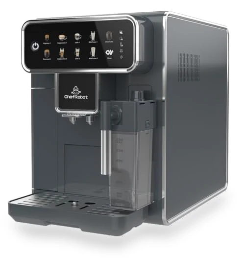 Fully Automatic Coffee Maker with Built-in Grinder — Brewing Excellence, Chef Robot