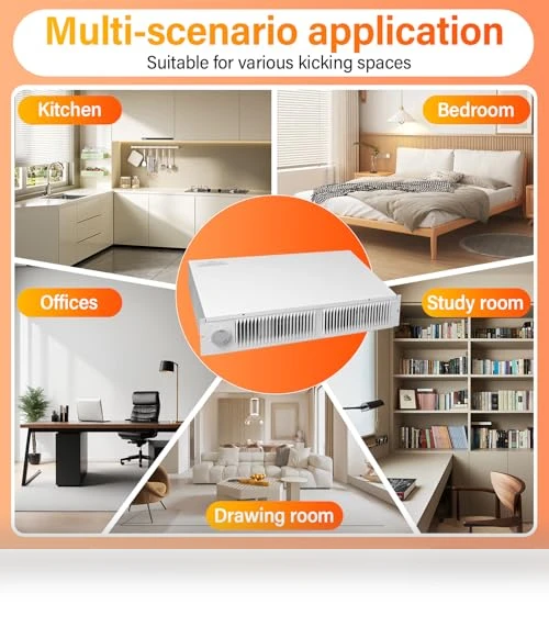 Kickspace Heater with Thermostat — Portable Heating Solutions, Leafinnerin