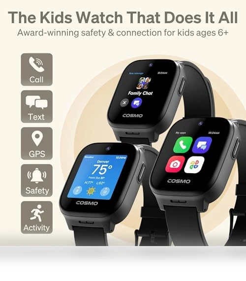 Kids Smart Watch with GPS Tracking — Location Tracking Devices, Cosmo