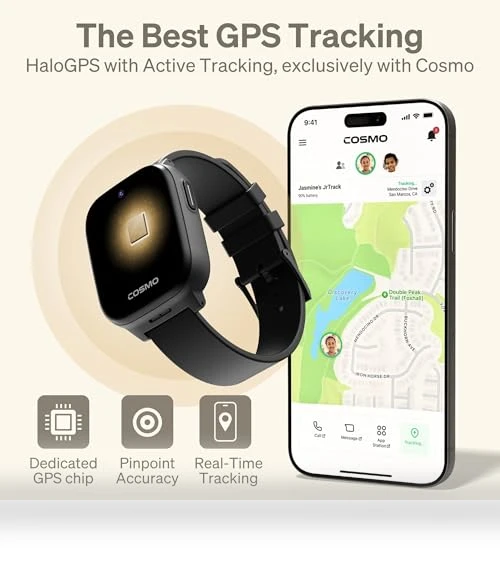 Kids Smart Watch with GPS Tracking — Location Tracking Devices, Cosmo