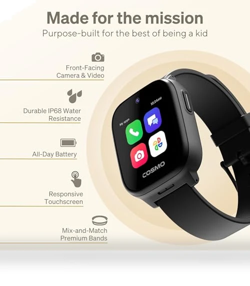 Kids Smart Watch with GPS Tracking — Location Tracking Devices, Cosmo