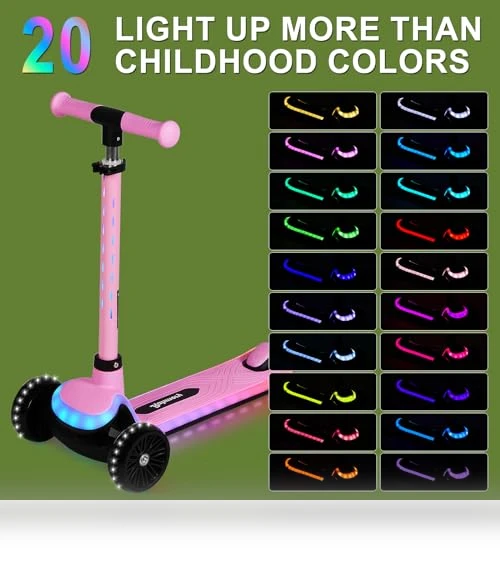 Light-Up Kids Scooter — Balance Bikes, Rahmory