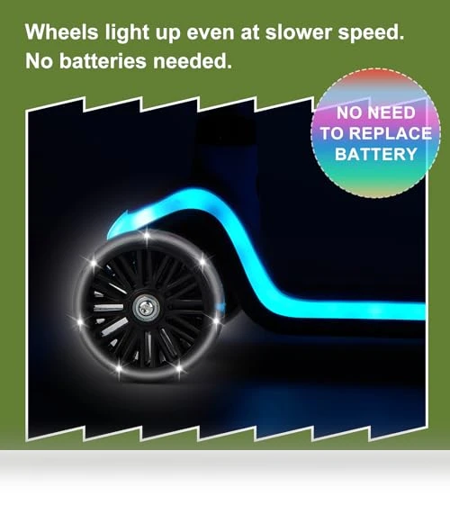 Light-Up Kids Scooter — Balance Bikes, Rahmory