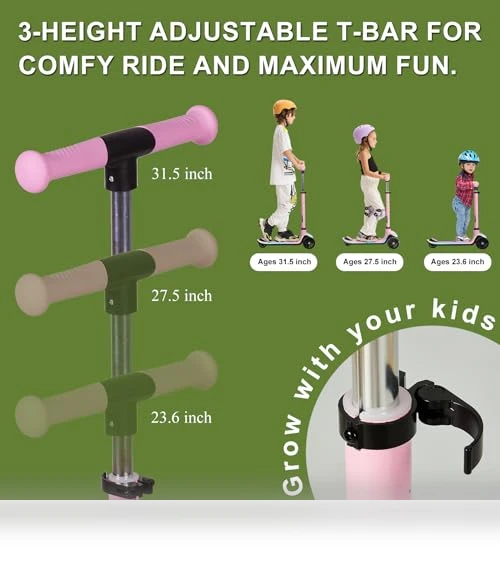 Light-Up Kids Scooter — Balance Bikes, Rahmory
