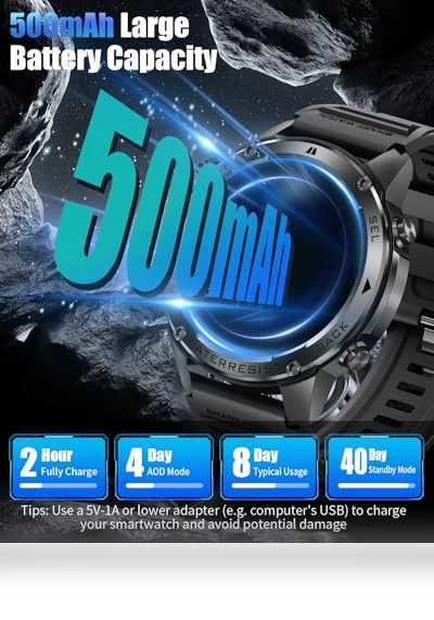 Military Smart Watch with GPS — Smartwatches, PODOEIL