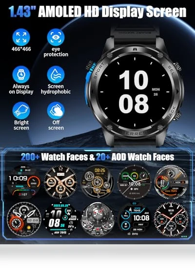 Military Smart Watch with GPS — Smartwatches, PODOEIL
