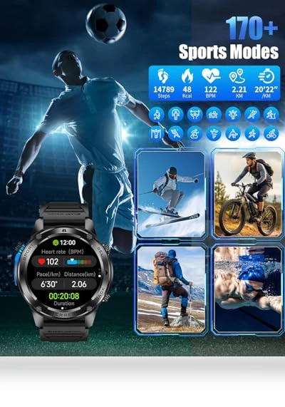 Military Smart Watch with GPS — Smartwatches, PODOEIL
