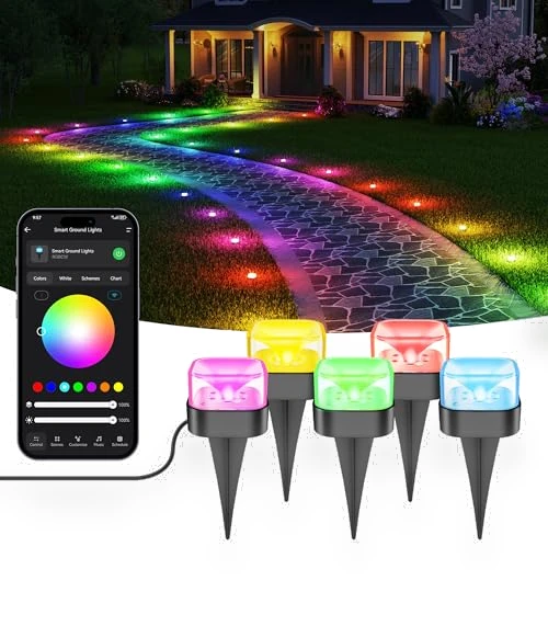Outdoor Ground Lights — Outdoor Security & Flood Lighting, Brizled