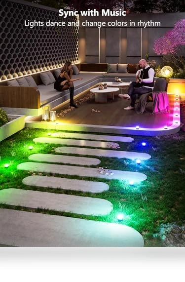 Outdoor Ground Lights — Outdoor Security & Flood Lighting, Brizled
