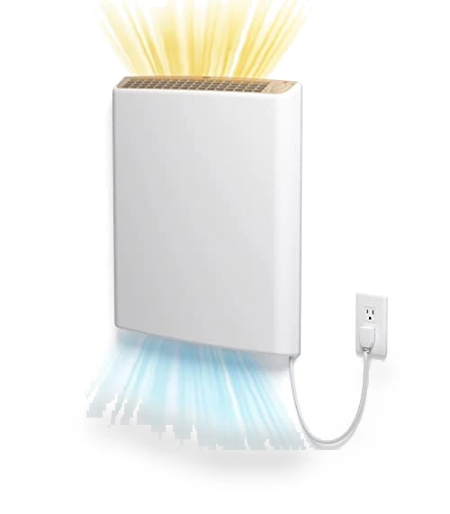 Plug-in Electric Panel Wall Heater — Portable Heating Solutions, ENVI
