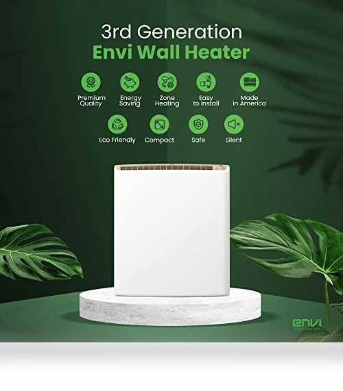 Plug-in Electric Panel Wall Heater — Portable Heating Solutions, ENVI
