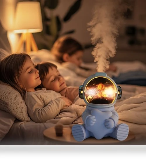 Portable Mini Humidifier with LED Light — Air Moisturizers, Kafarfunn