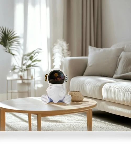 Portable Mini Humidifier with LED Light — Air Moisturizers, Kafarfunn