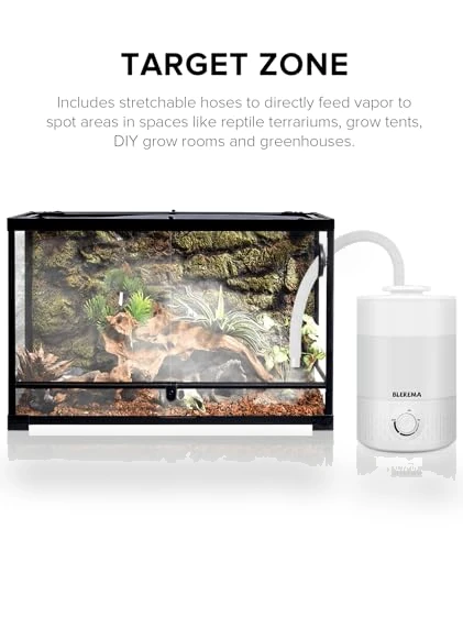 Reptile Fogger Humidifiers Mister — Hygrometers, BLEREMA