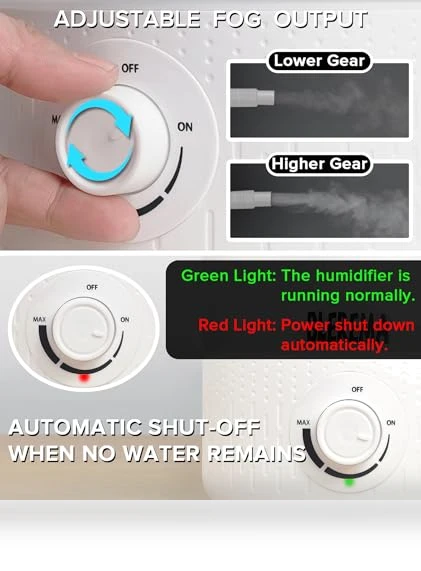 Reptile Fogger Humidifiers Mister — Hygrometers, BLEREMA