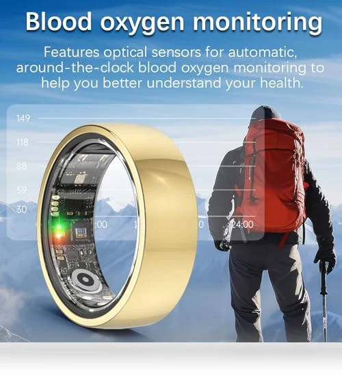 Smart Ring Fitness Tracker — Smart Rings, UXOXU