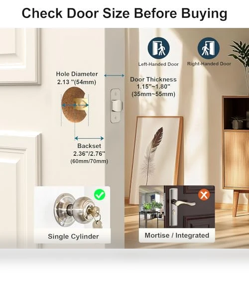 Smart WiFi Lock for Front Door — Smart Home Security, SMONET