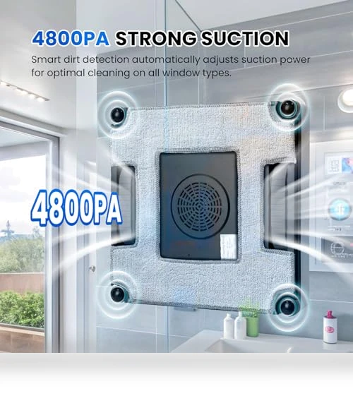 Smart Window Cleaning Robot — Squeegees, SGMSIGMA