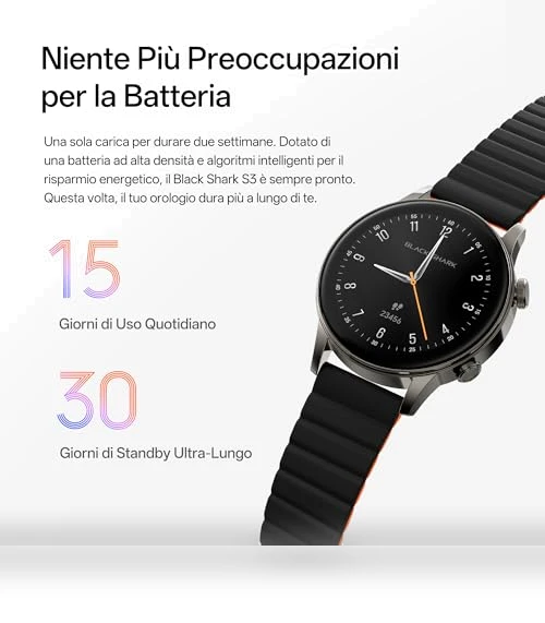 Smartwatch with Magnetic Strap — Smartwatches, Black Shark