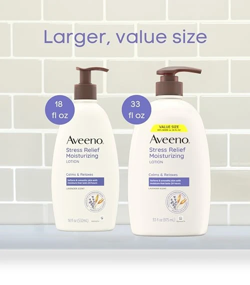 Stress Relief Moisturizing Body Lotion — Body Creams, Aveeno
