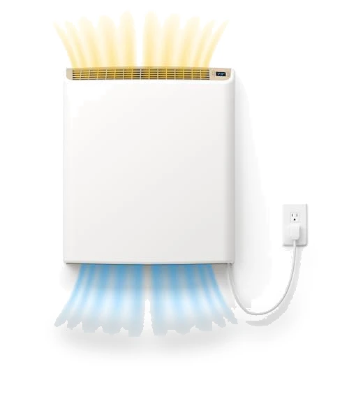 Wi-fi Plug-in Electric Wall Heater — Heaters, ENVI