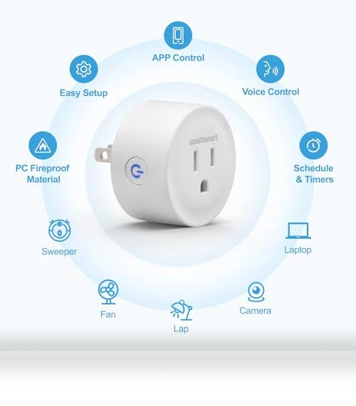 WiFi Smart Plug — Smart Home Hubs & Controllers, wooaismart