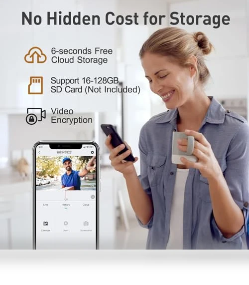 Wireless Doorbell Camera — Smart Home Security, XTU