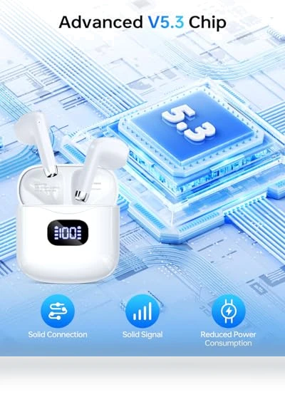 Wireless Earbuds — In-Ear Headphones, KTGEE