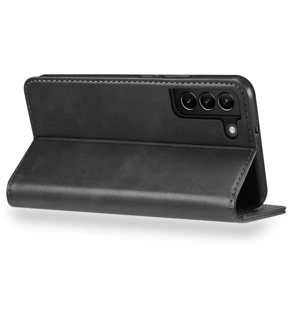 Auto-absorbed Magnetic Well-protected Stand Wallet Leather Phone Case — Phone Accessories, SUTENI