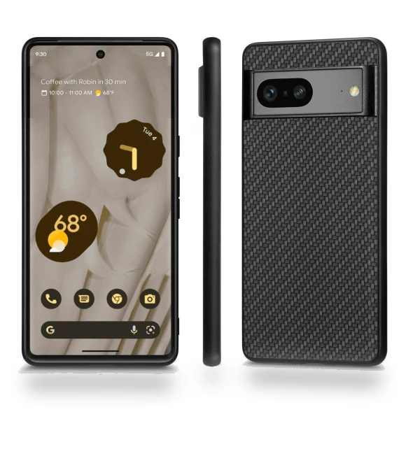Carbon Fiber Texture Phone Back Case — Bumpers, Smartwatch 2025