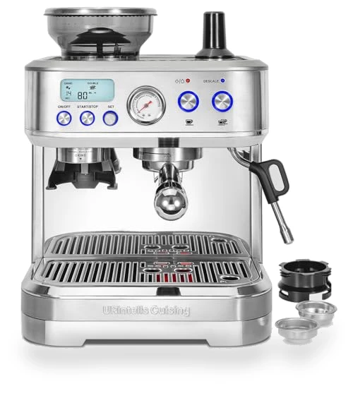 Espresso Machine with Grinder — Electric Coffee Grinders, URintells Cuising