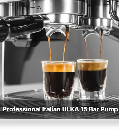 Espresso Machine with Grinder — Electric Coffee Grinders, URintells Cuising