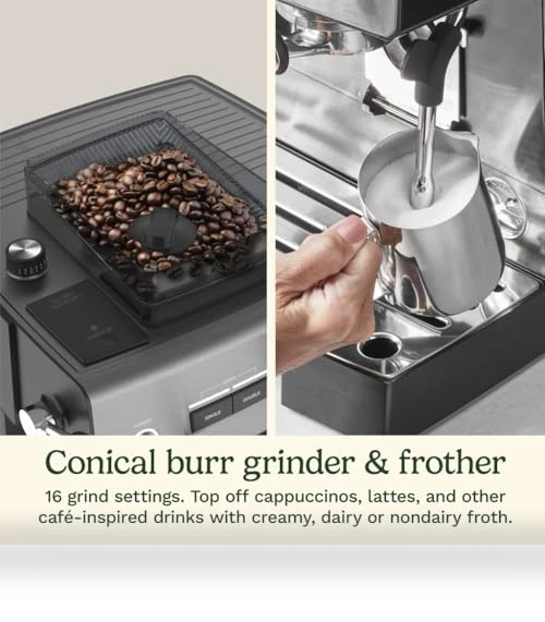 Grind & Brew Espresso Machine — Electric Blade Coffee Grinders, Cuisinart