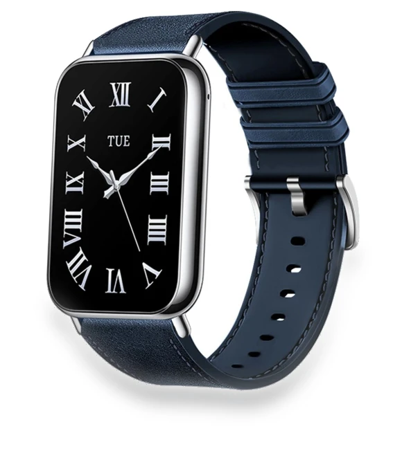 Leather Textured Silicone Wrist Strap — Fitness Bands, Samrtwatch Bands Straps