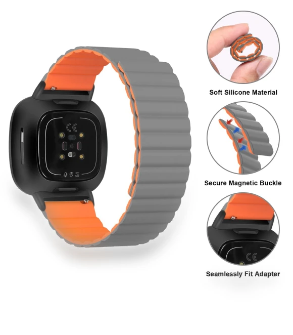 Magnetic Silicone Watch Band — Bands, Smartwatch 2025