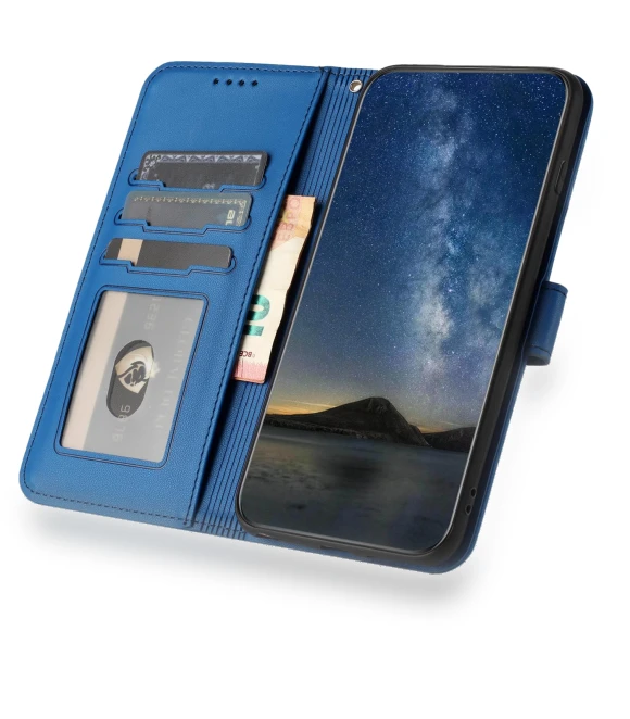 Mandala Flower Leather Wallet Mobile Cover with Strap — Flip Cases, Smartwatch 2025
