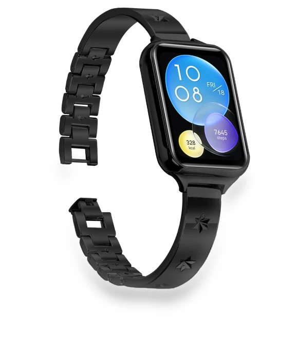 Metal Watch Band Snowflake Pattern Starlight — Bands, Smartwatch 2025