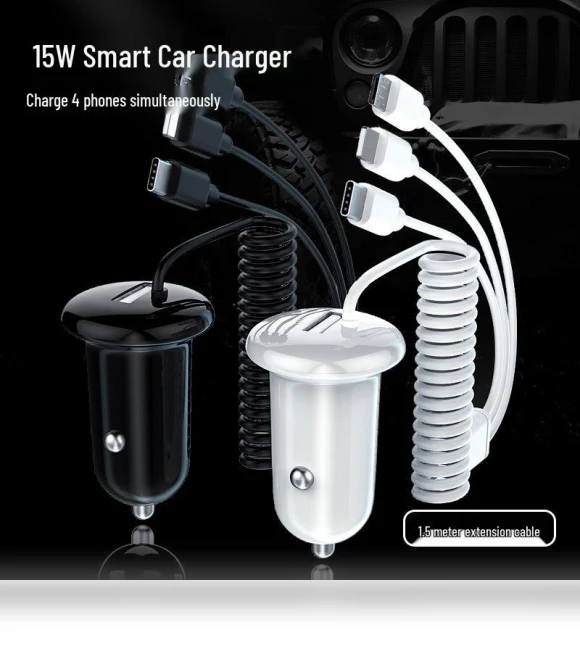 Multi-Function 3-Port Car Charger — Vehicle Power Solutions, Deals Depot