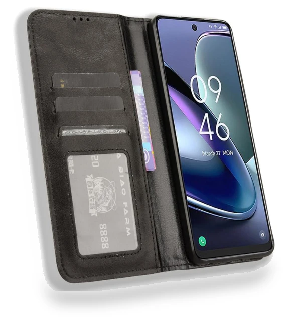 Retro Leather Wallet Case — Basic Cases, Smartwatch 2025